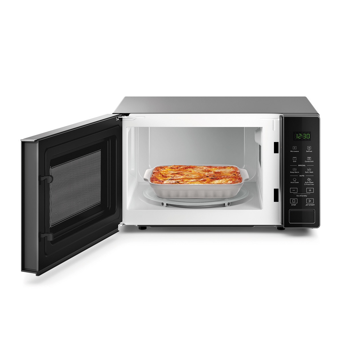 Micro-ondas MWP 203SB com capacidade para 20 litros e grelhador Preto / Prata-3