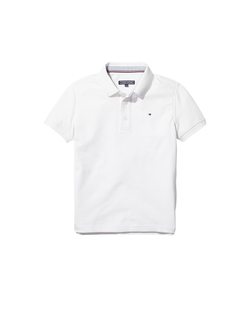 Imagen 0 de Polo básico de bebé niño Tommy Hilfiger en blanco