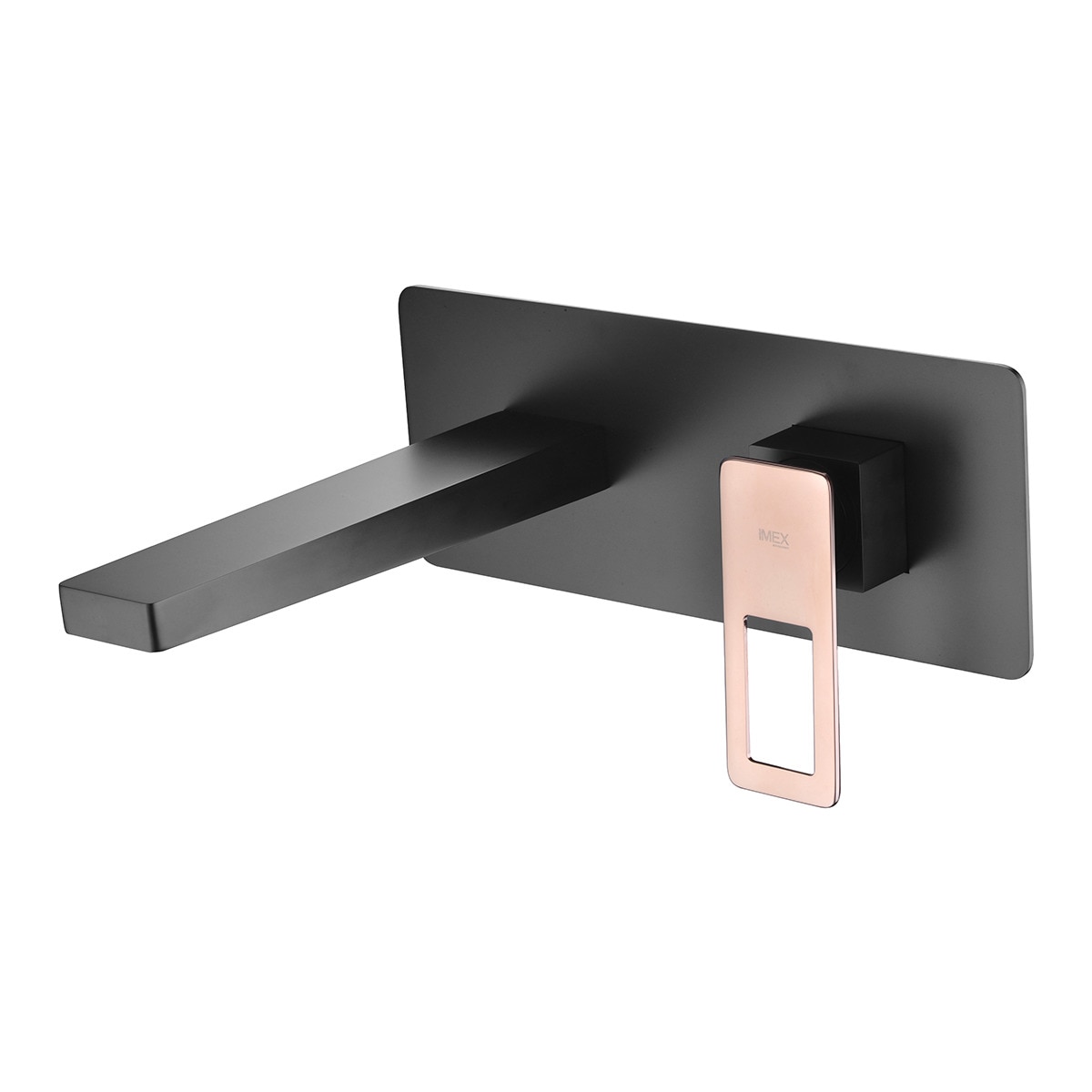 Imagen 1 de Grifo monomando empotrado de lavabo Suecia Imex - Negro / Oro Rosa Negro / Oro Rosa