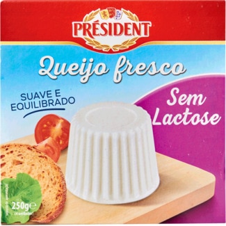 Queijo Fresco sem Lactose Pack 4 embalagem 250 g - Président