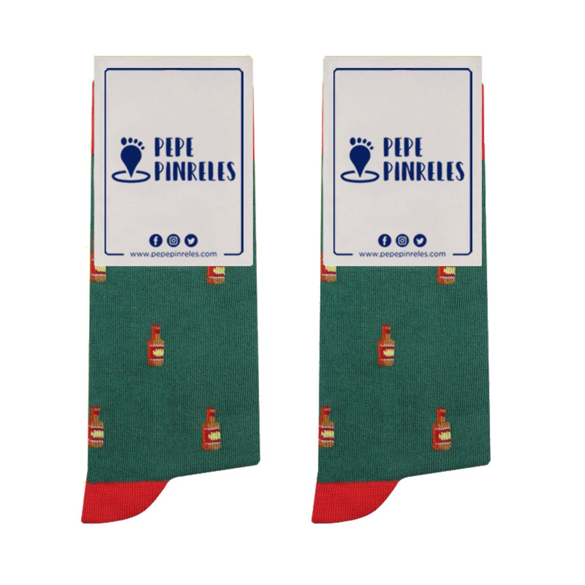 Calcetines Pepe Pinreles Botellín Verde 1