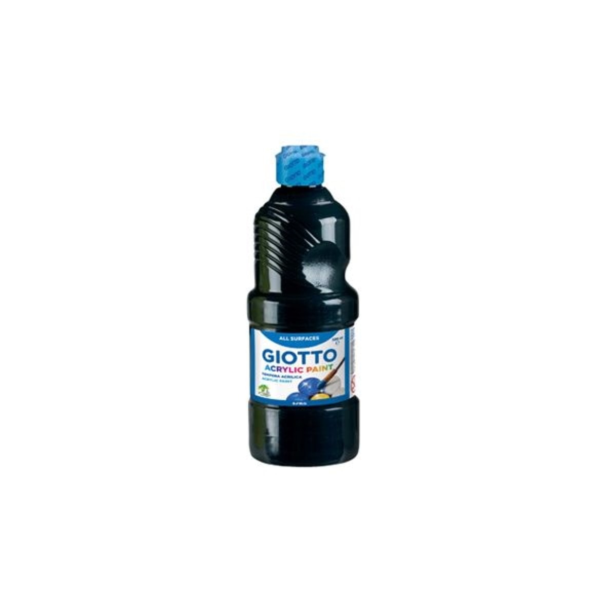 Frasco Tinta Acrílica 500ml Giotto - Preto 1