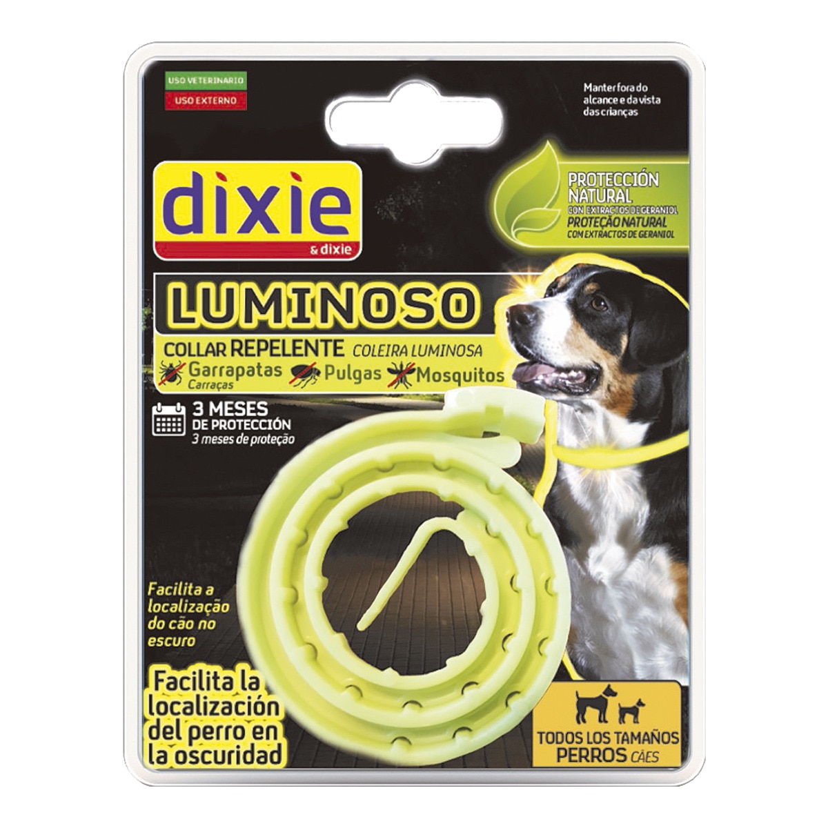 Dixie - Collar Repelente Luminiscente