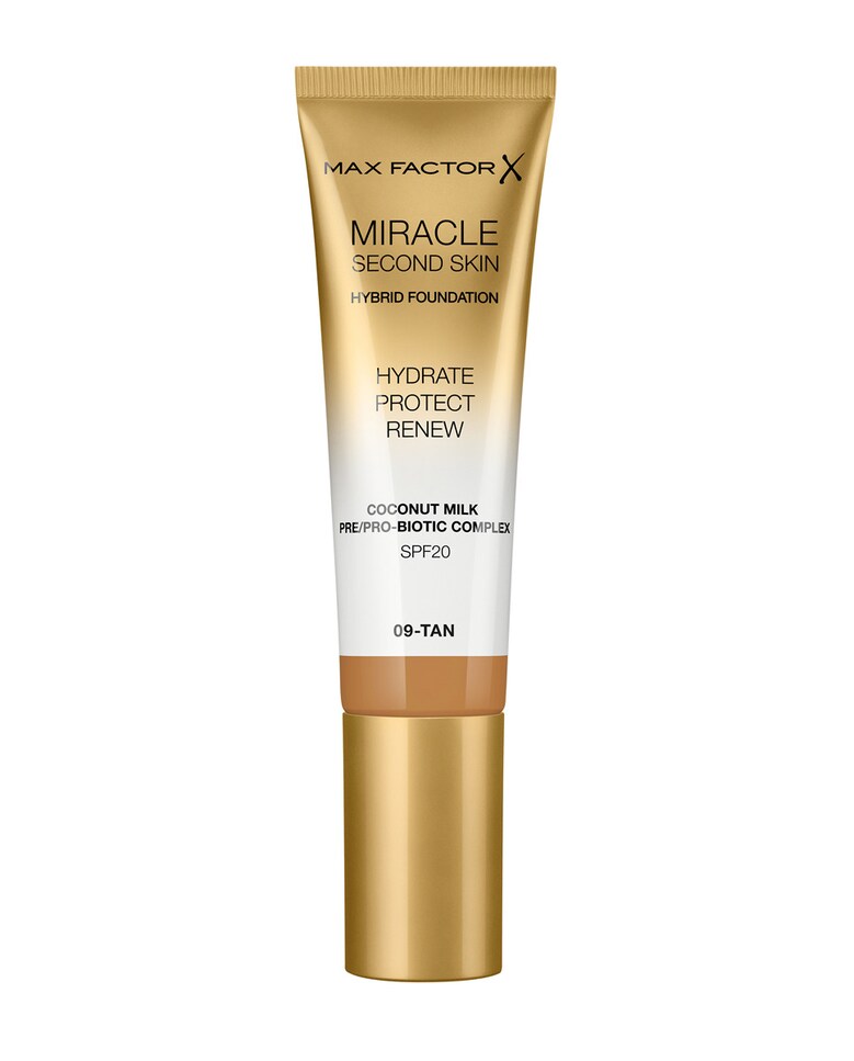 Base de maqullaje Miracle Touch Second Skin Max Factor 09-1