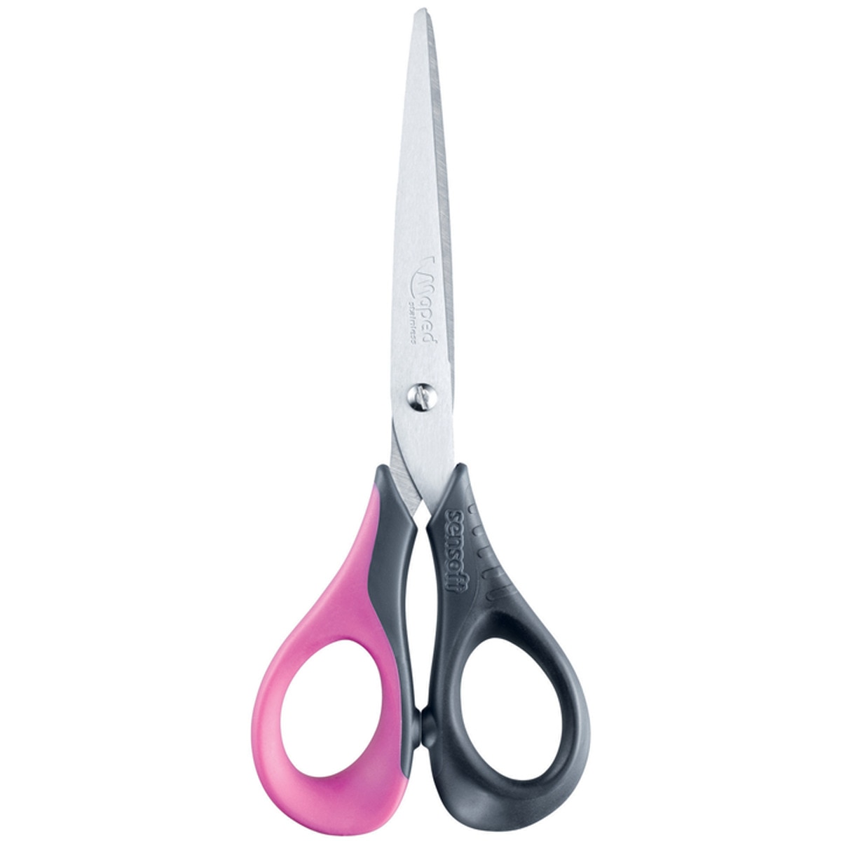 Tijeras Sensoft de 16CM Asimétricas con Agarre Ergonómico y Anillas Flexibles Maped  Colores Surtidos Surtido-2