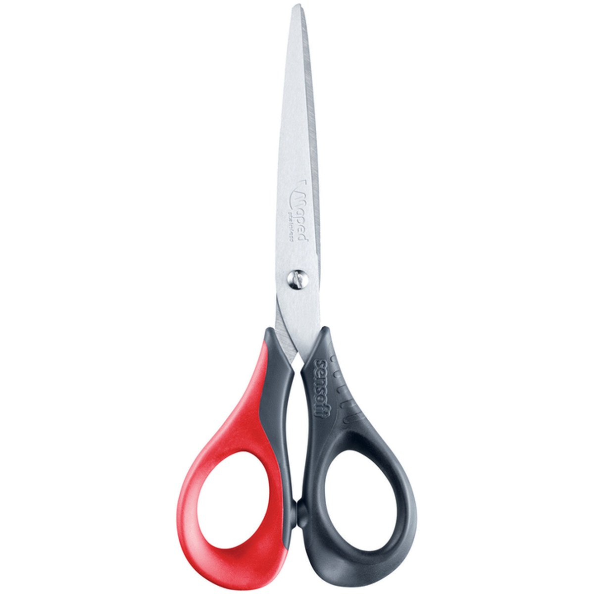 Tijeras Sensoft de 16CM Asimétricas con Agarre Ergonómico y Anillas Flexibles Maped  Colores Surtidos Surtido-4