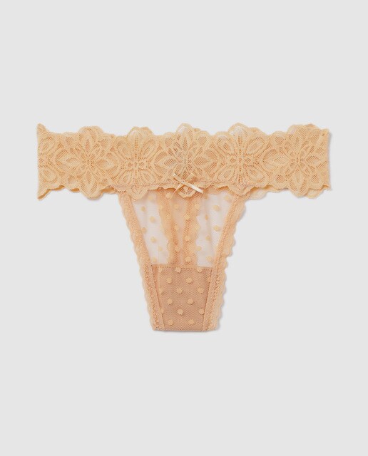 Tanga plumetti color liso