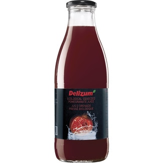 zumo de granada ecológico botella 750 ml - Delizum