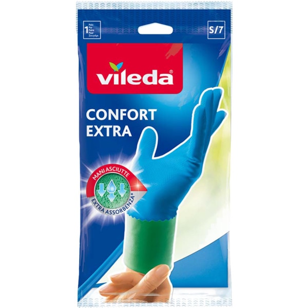 Luvas Comfort & Care com Forro de Espuma Pequenas/Médias embalagem 1 par