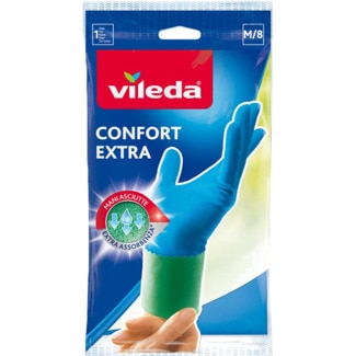 Luvas Comfort & Care com Forro de Espuma Médias/Grandes embalagem 1 par - Vileda
