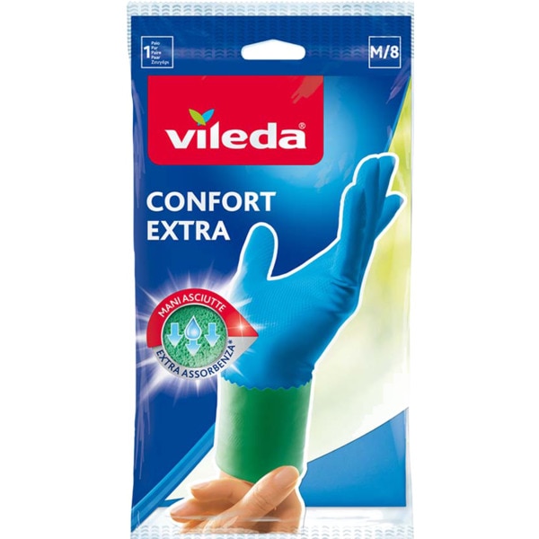 Luvas Comfort & Care com Forro de Espuma Médias/Grandes embalagem 1 par
