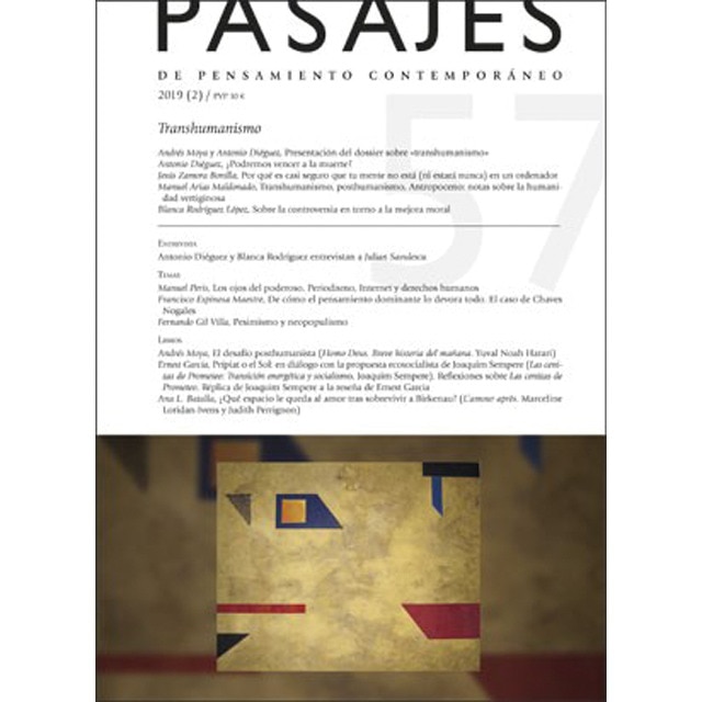 Imagem 0 de Transhumanismo: Pasajes, 57(Tapa blanda)
