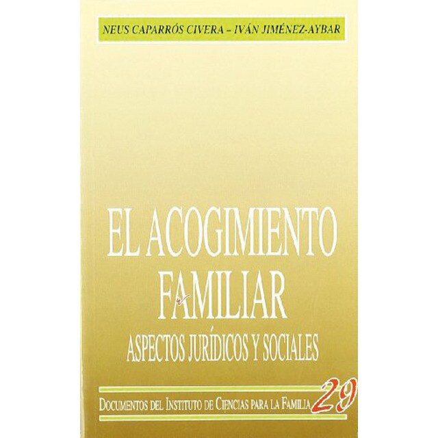 El acogimiento familiar(Tapa blanda) 1