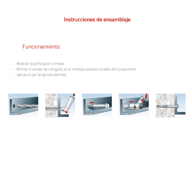 Anclaje metálico FSL 8 x 60 mm 4 Uds Acero-2