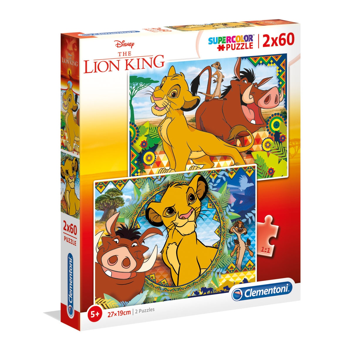 Pack 2 puzzles de 60 piezas. · Clementoni · El Corte Inglés