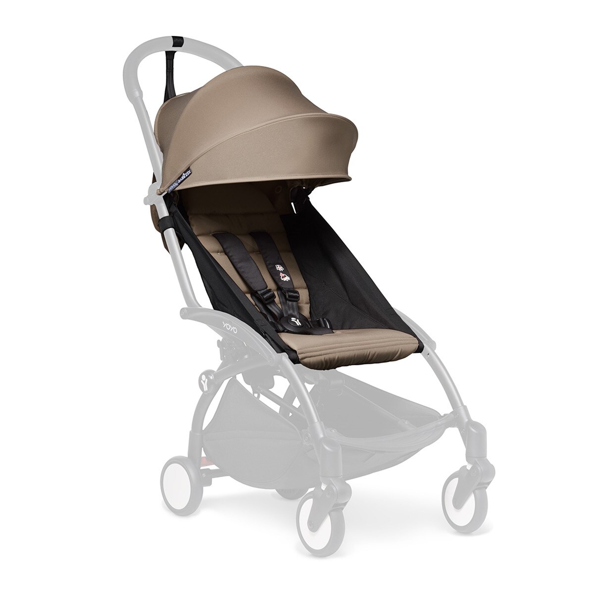 Coche de paseo dúo Babyzen Yoyo 2 con Chasis blanco y Capazo