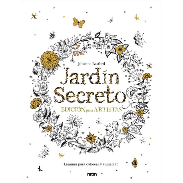 Imagem 0 de Jardín Secreto: Edición para artistas (Capa dura)