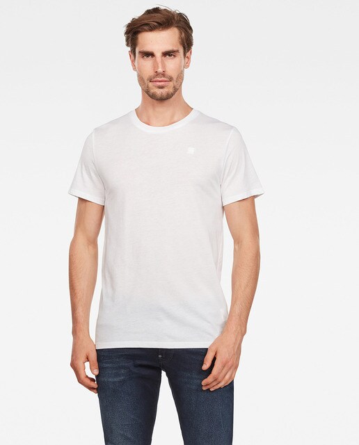 Pack de dos camisetas de hombre blancas de manga corta · G-Star Raw · El Corte  Inglés