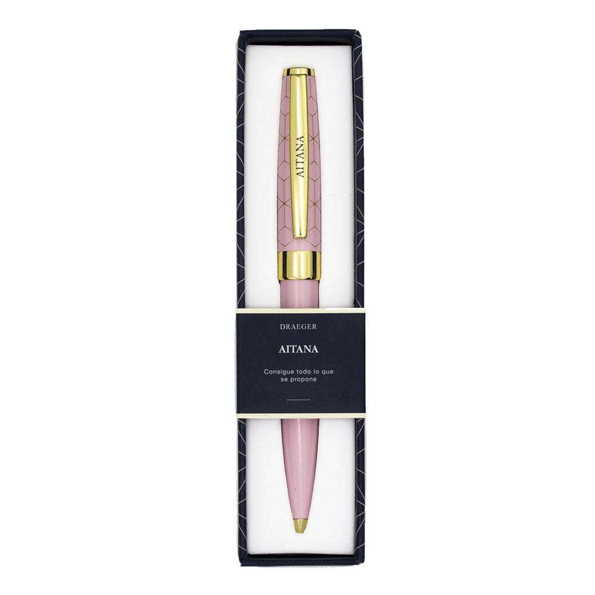 Bolígrafo Aitana Draeger Rosa y Oro Rosa-1