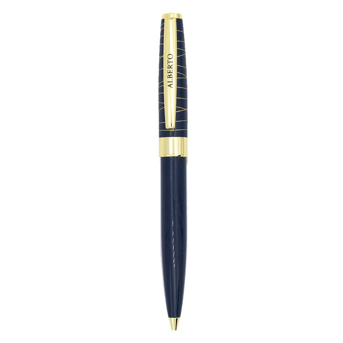 Bolígrafo Alberto Draeger Azul Marino y Oro Azul Marino oscuro-2
