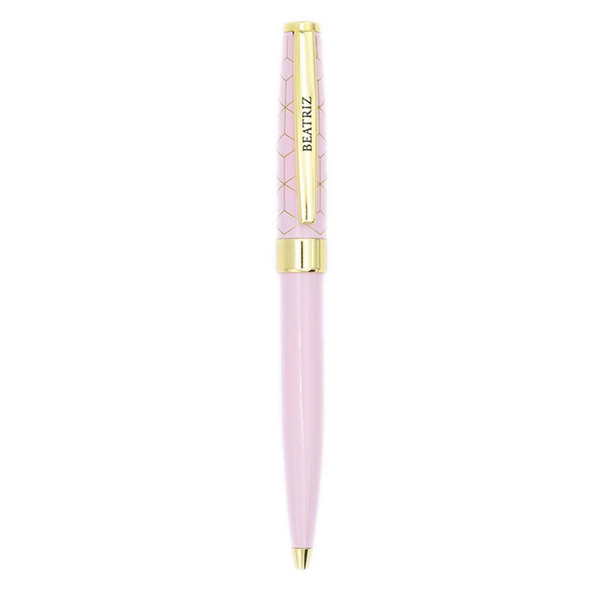 Bolígrafo Beatriz Draeger Rosa y Oro Rosa-2