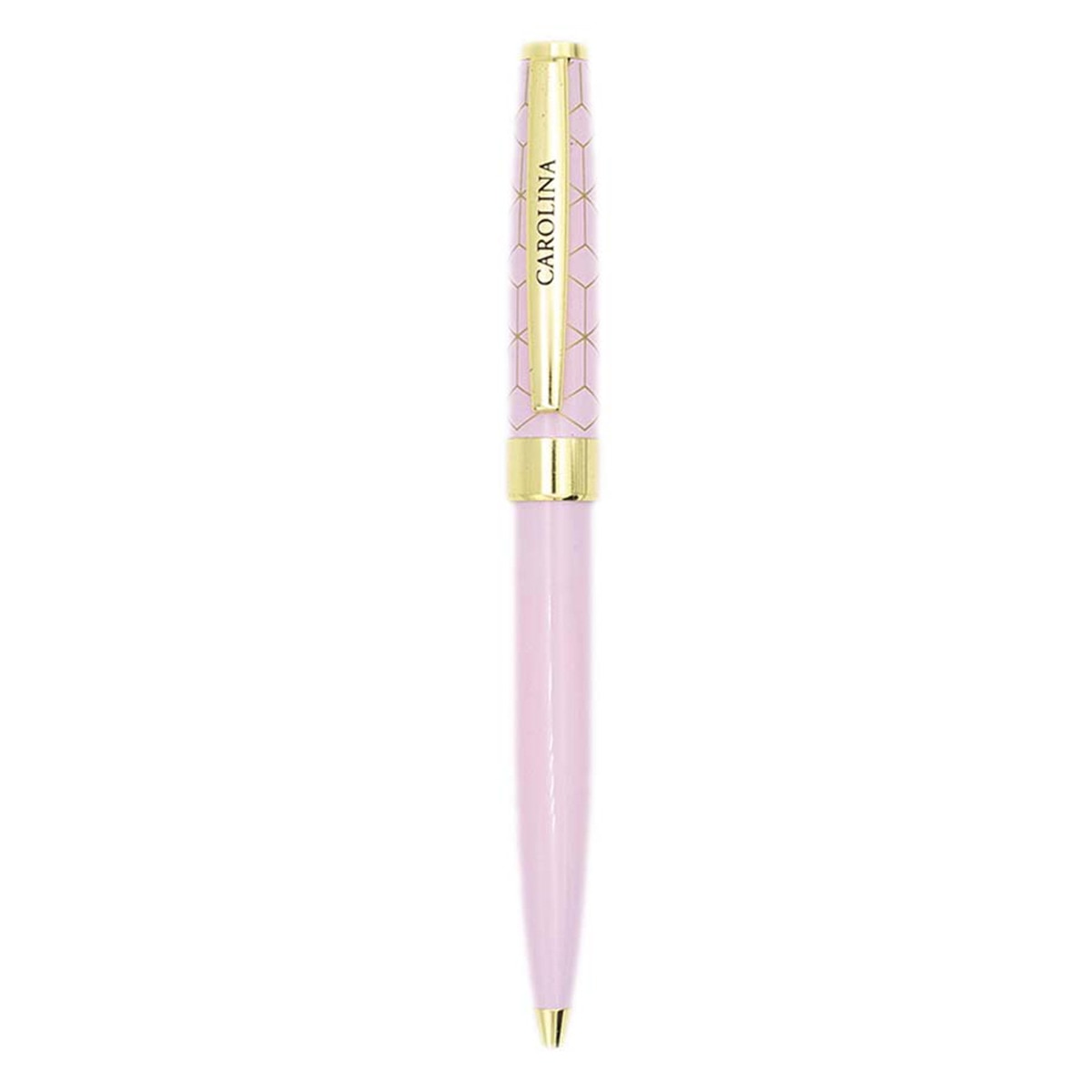Bolígrafo Carolina Draeger Rosa y Oro Rosa-2