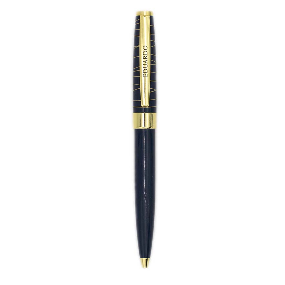 Bolígrafo Eduardo Draeger Azul Marino y Oro Azul Marino oscuro-2
