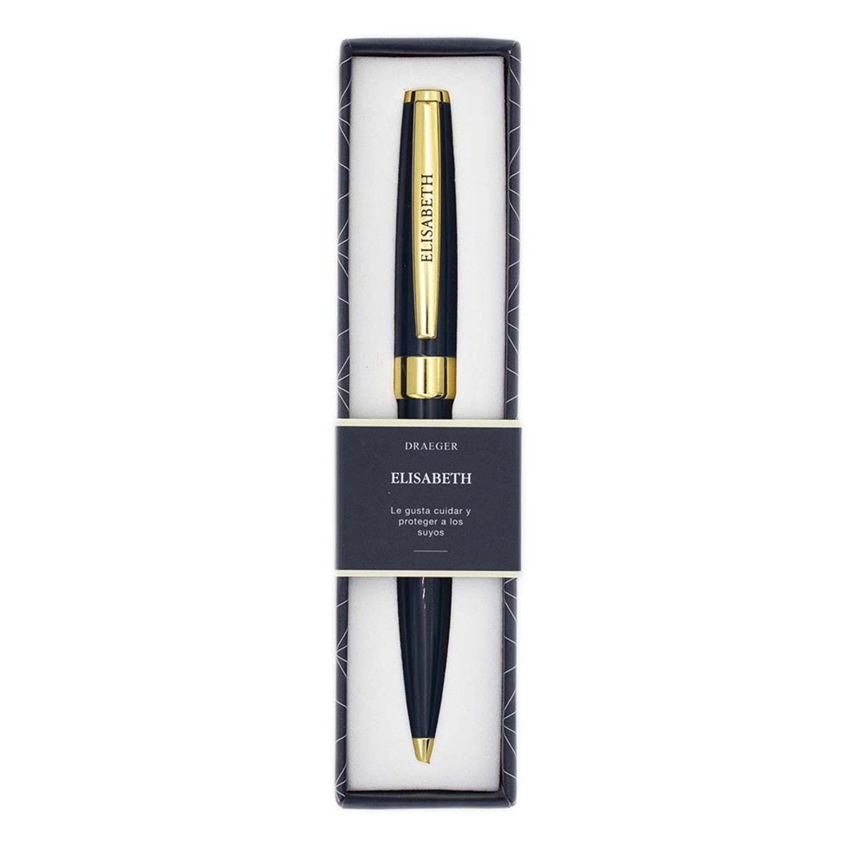 Imagen 0 de Bolígrafo Personalizado Elisabeth Draeger Azul Marino