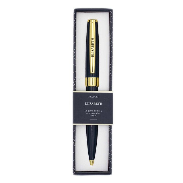 Imagen 0 de Bolígrafo Personalizado Elisabeth Draeger Azul Marino
