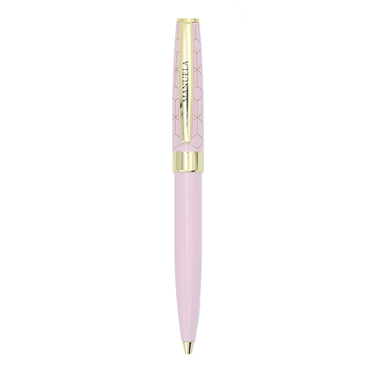 Bolígrafo Manuela Draeger Rosa y Oro Rosa-2