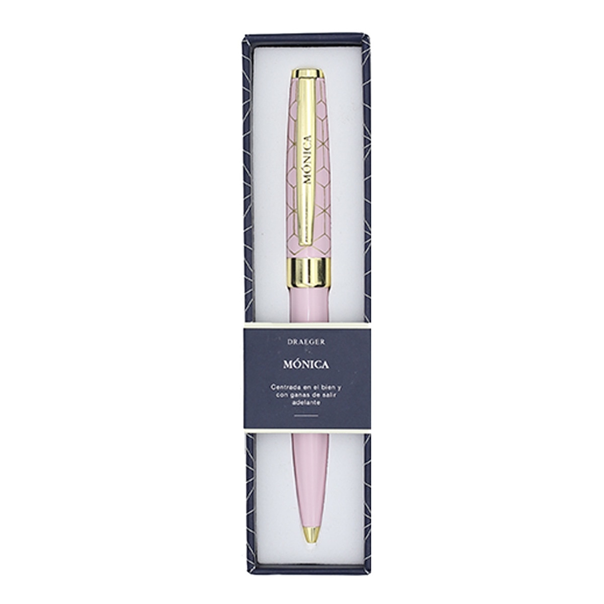 Imagen 0 de Bolígrafo Mónica Draeger Rosa y Oro
