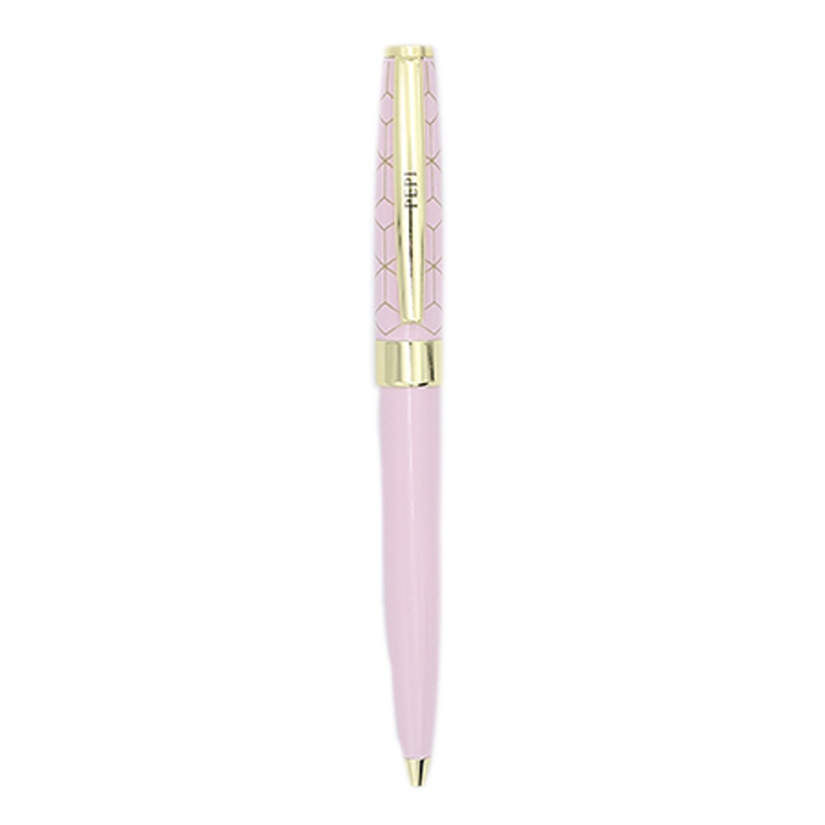 Caneta esferográfica Pepi rosa e dourada Rosa-2