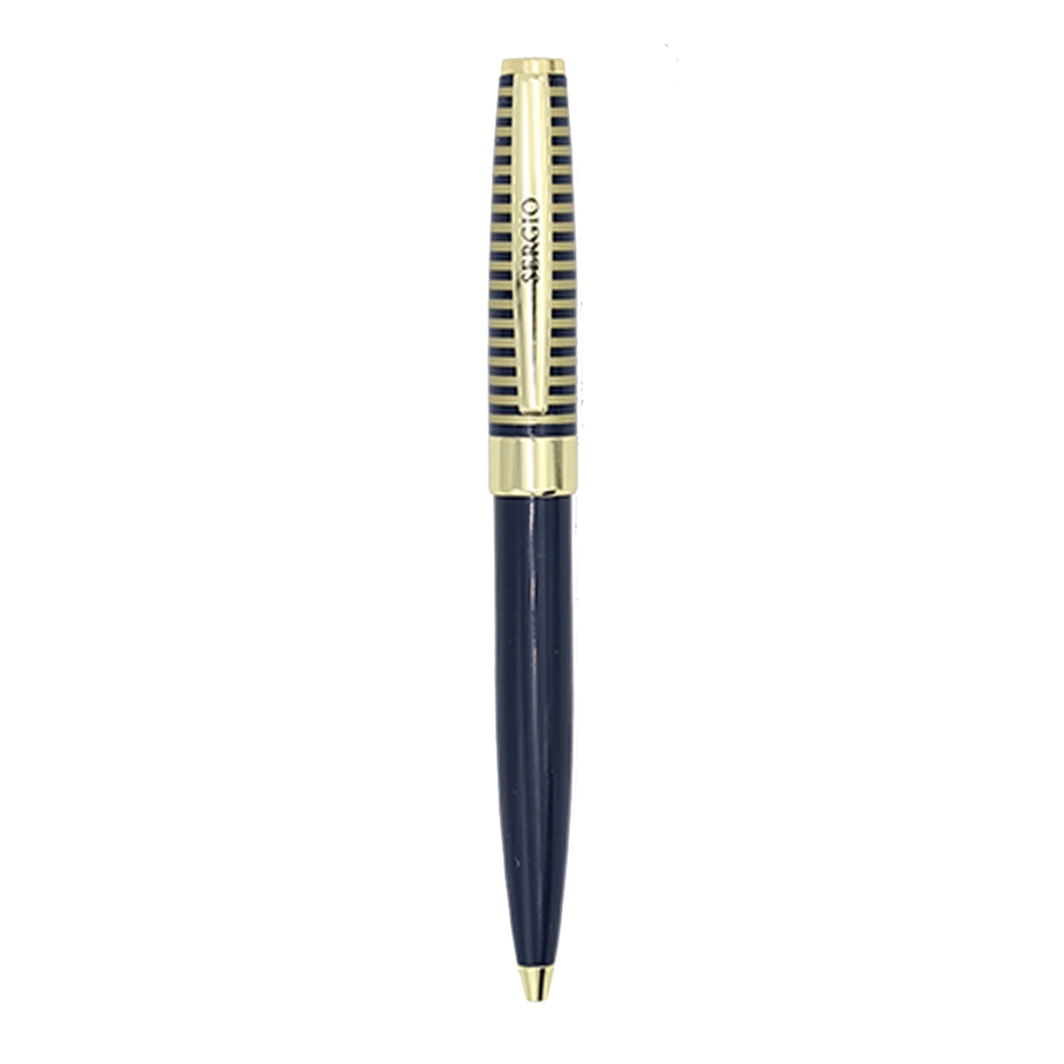 Bolígrafo Sergio Draeger Azul Marino y Oro Azul Marino oscuro-2