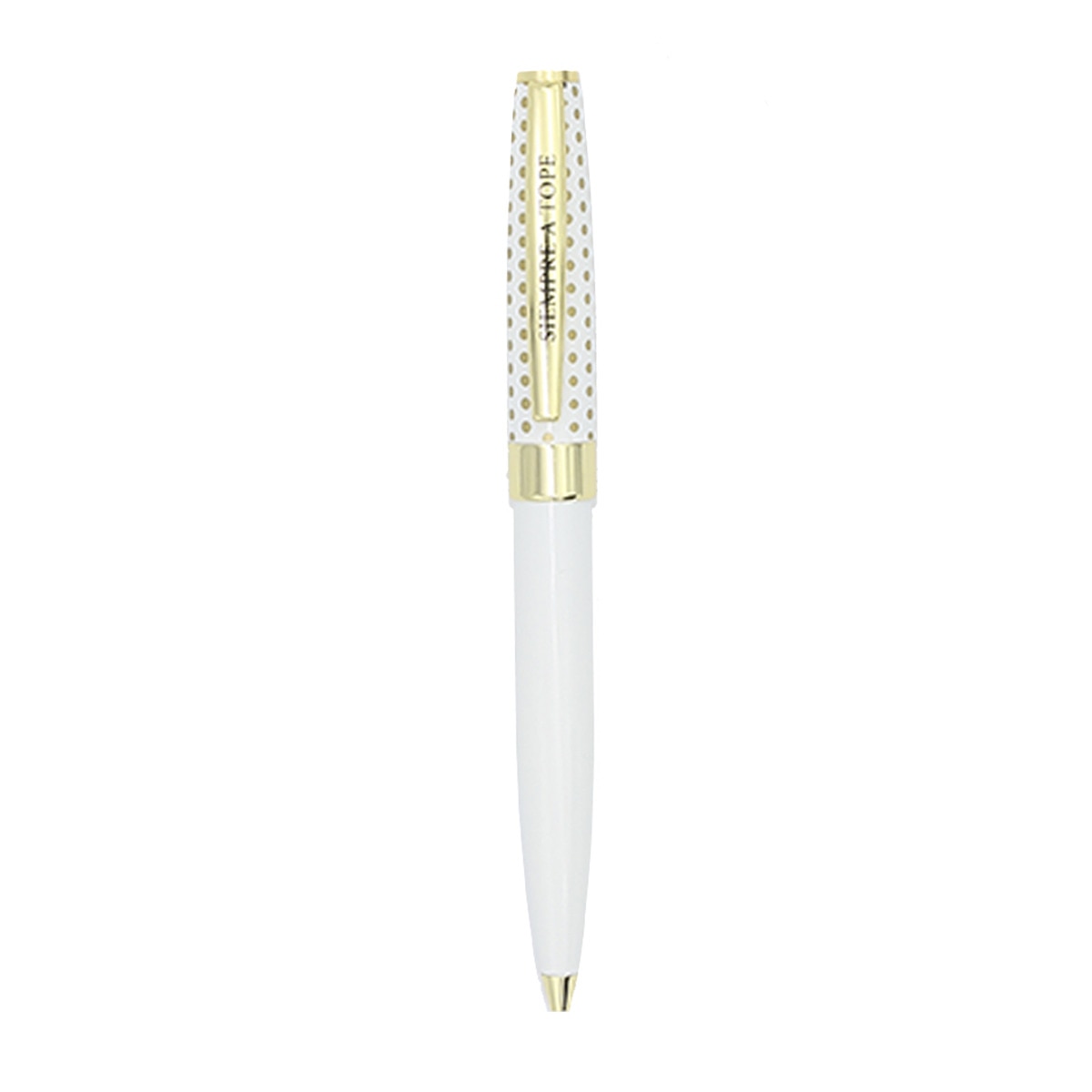 Bolígrafo Siempre a Tope Draeger Blanco y Oro Blanco-2