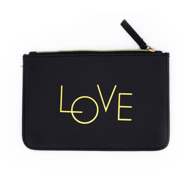 Imagen 0 de Neceser Love Draeger Negro y Dorado