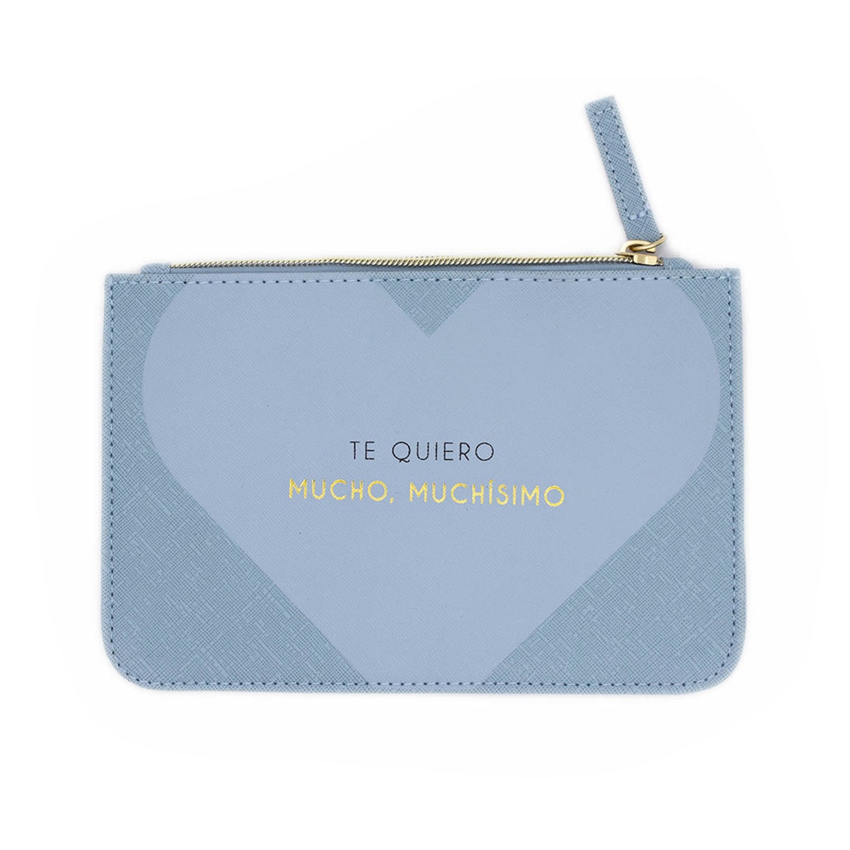 Imagen 0 de Neceser Te Quiero Mucho Muchísimo Draeger Azul Negro y Dorado