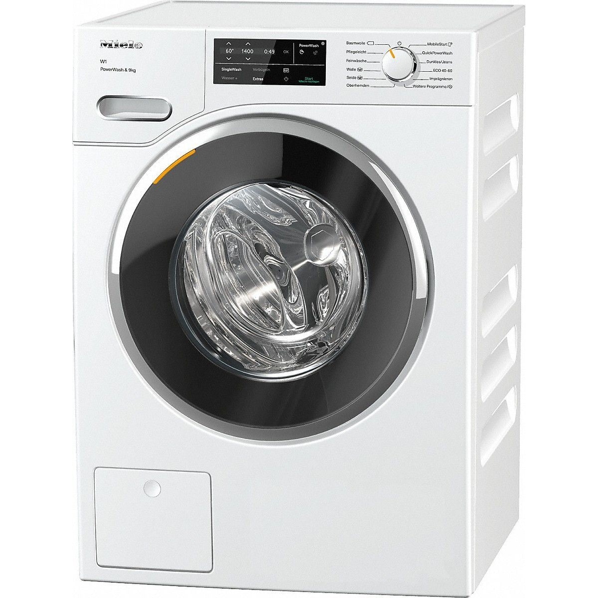 Máquina de Lavar Roupa Miele WWG360 WCS PW Carga Frontal de 9 kg e 1400 rpm - Branco Lótus Branco-1
