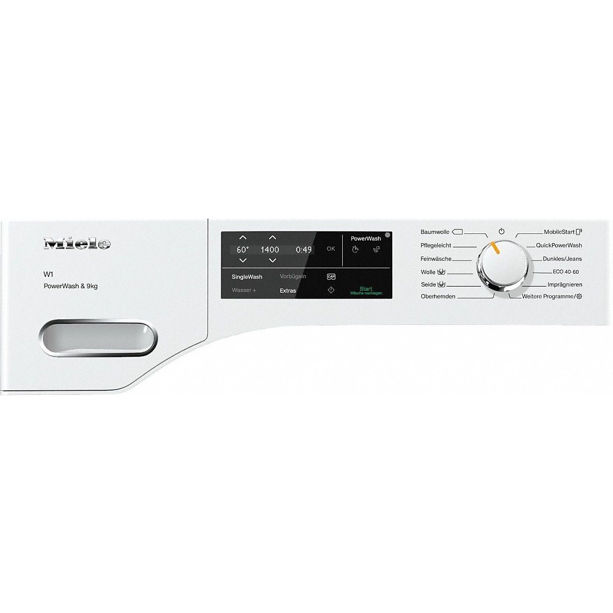 Máquina de Lavar Roupa Miele WWG360 WCS PW Carga Frontal de 9 kg e 1400 rpm - Branco Lótus Branco-2