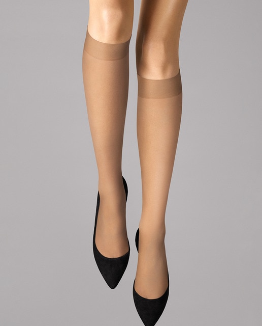Imagem 0 de Meias Knee Highs Transparentes 10D