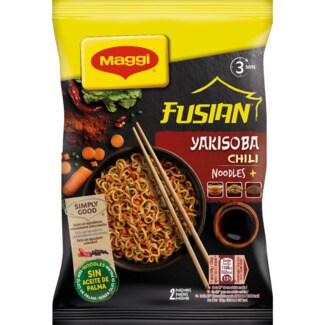 Nestlé Maggi Noodles Yakisoba Chili embalagem 120 g