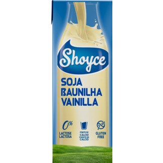 Shoyce Bebida de Soja com Baunilha Pack 3 embalagem 200 ml