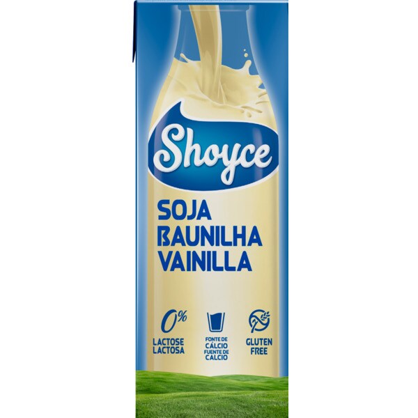 Shoyce Bebida de Soja com Baunilha Pack 3 embalagem 200 ml