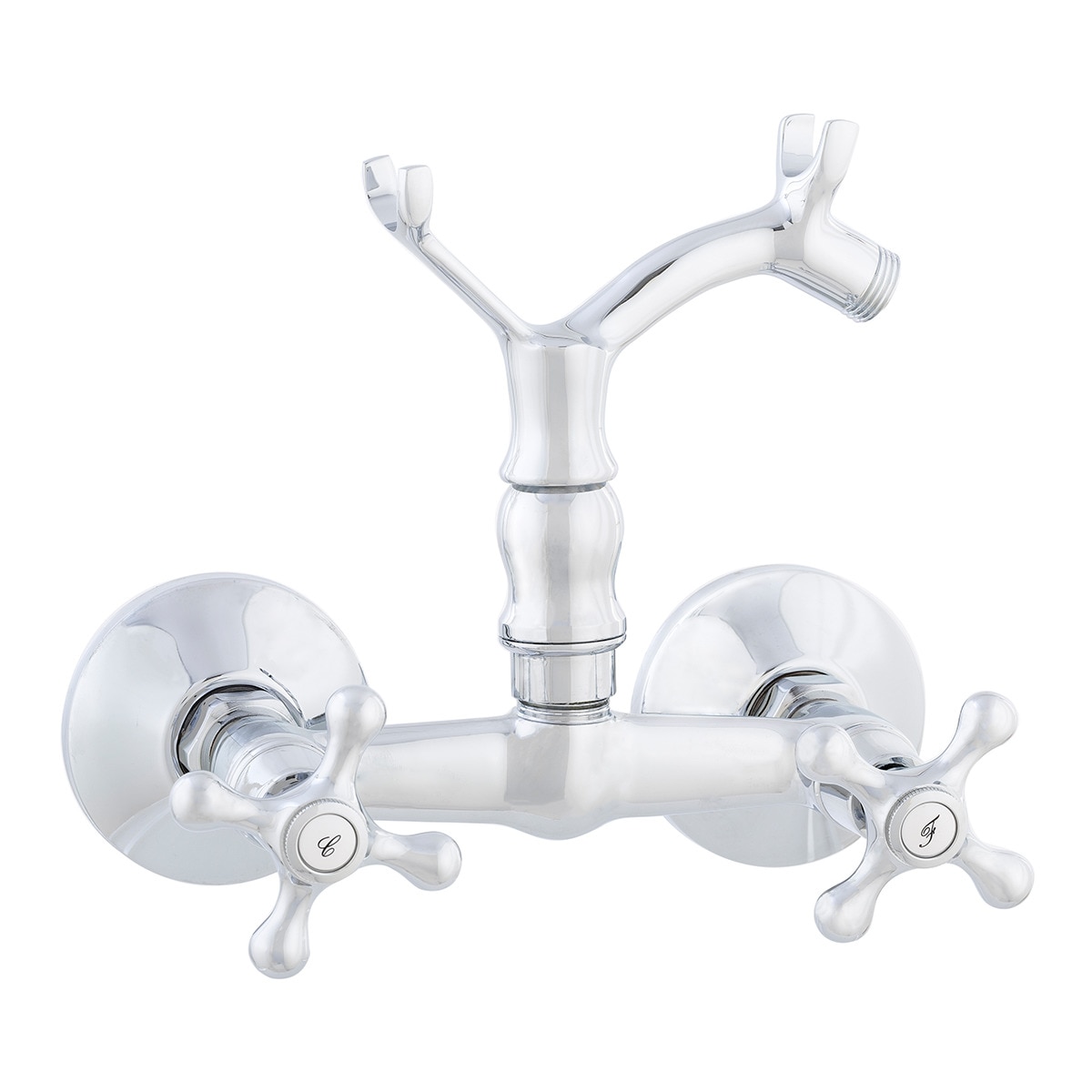 Grifo bimando para ducha Época Grizsa Cromo-1