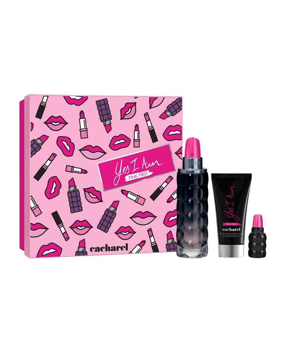 Estuche de regalo Eau de Parfum Yes Iam Pink First Cacharel Estuche de regalo Eau de Parfum Yes Iam Pink First Cacharel