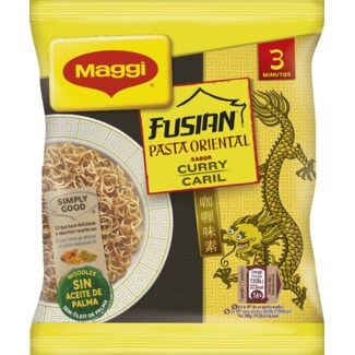 Nestlé Maggi Noodles Pasta Oriental Caril embalagem 71 g
