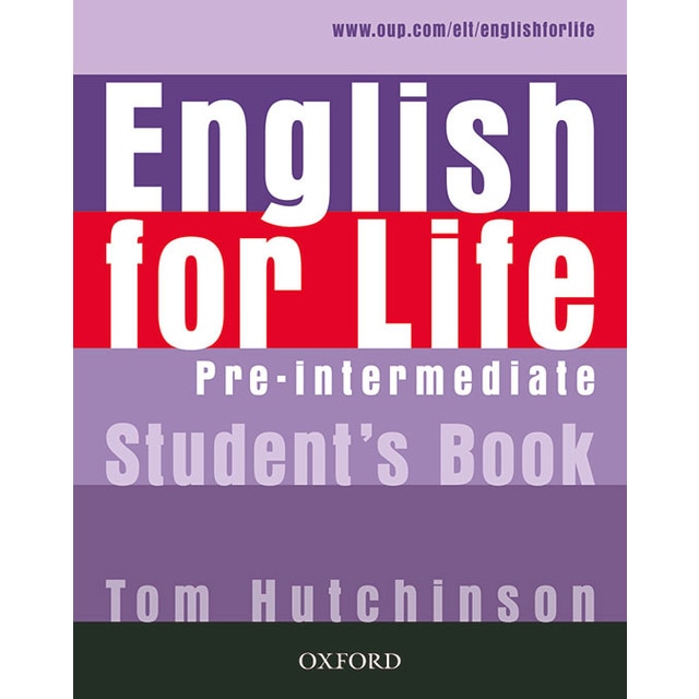 English for Life Pre-Intermediate. Student's Book 1