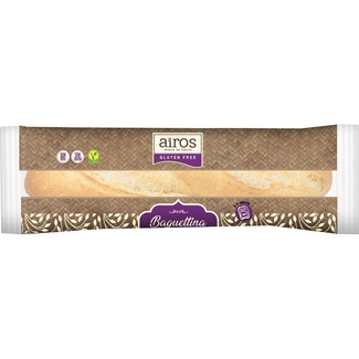 baguettina de pan sin gluten y sin lactosa envase 85 g - Airos