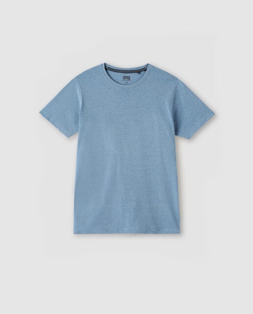 Camiseta con algodón orgánico de hombre