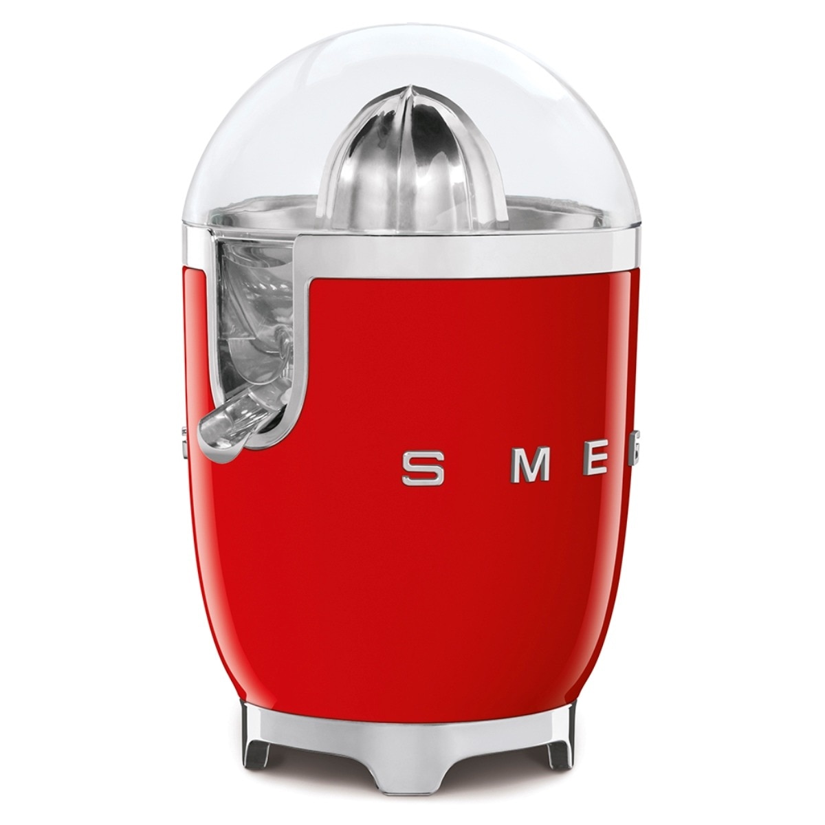 Espremedor de Citrinos Smeg Anni 50 CJF01RDEU Pressão Manual e de 70 W - Vermelho Polido Vermelho-3