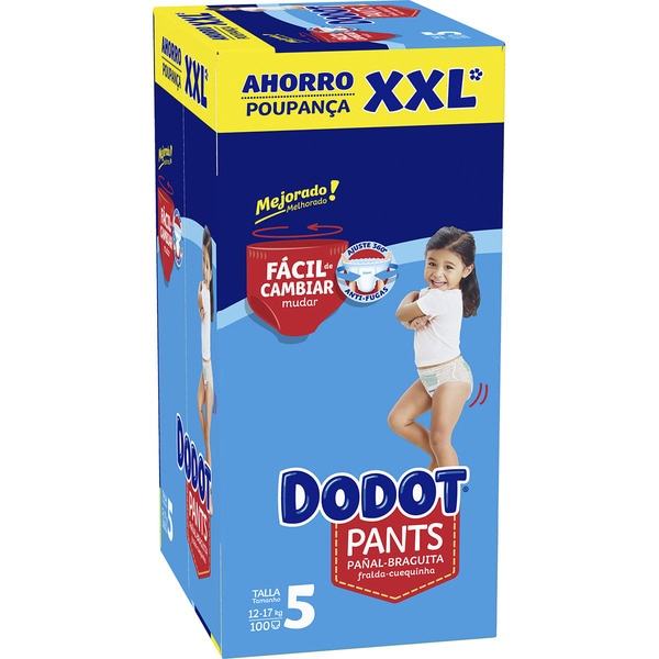 pañales braguita dodot talla 5